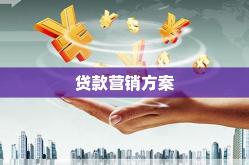 天桥贷款营销方案