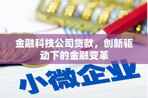 南康金融科技公司贷款，创新驱动下的金融变革