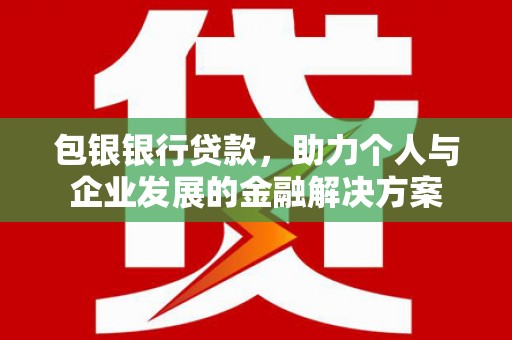 洋县包银银行贷款，助力个人与企业发展的金融解决方案