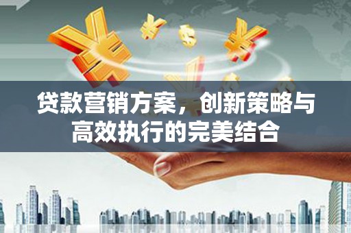 石嘴山贷款营销方案，创新策略与高效执行的完美结合