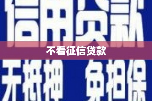 林西不看征信贷款