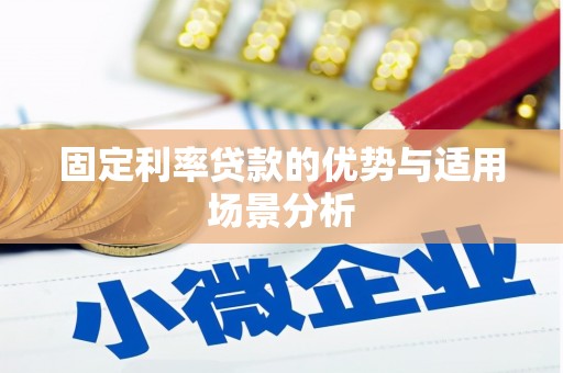 利辛固定利率贷款的优势与适用场景分析
