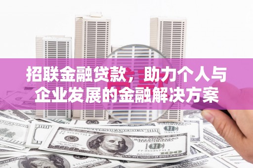 巍山招联金融贷款，助力个人与企业发展的金融解决方案