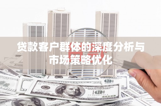 新华贷款客户群体的深度分析与市场策略优化