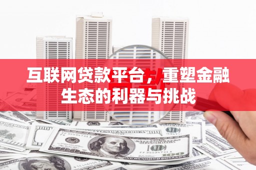 广南互联网贷款平台，重塑金融生态的利器与挑战