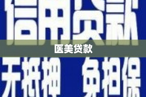 阳东医美贷款
