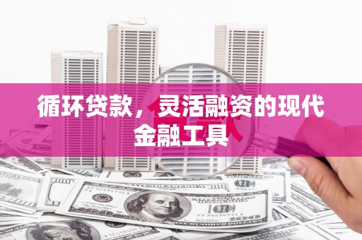 商州循环贷款，灵活融资的现代金融工具