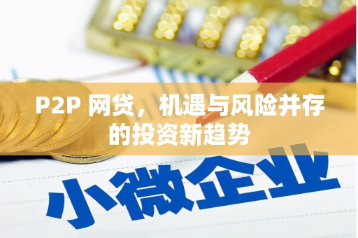 武川P2P 网贷，机遇与风险并存的投资新趋势