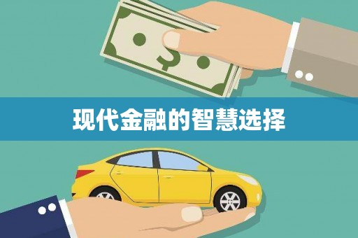 洋县现代金融的智慧选择