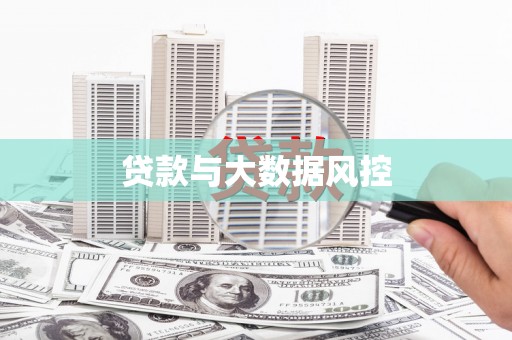 安图贷款与大数据风控